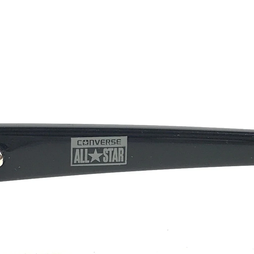Converse Kids Eyeglasses Frames K019 BLACK Rectangular Full Rim 47-15-125